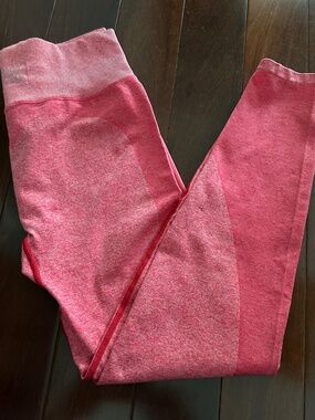 PINK Active Victoria Secret High Waist Workout Leggings Pink TwoTone Size M NWOT